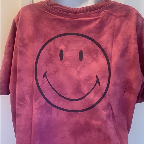 Smiley Originals smile more in tie die Mauve new - Picture 5 of 15